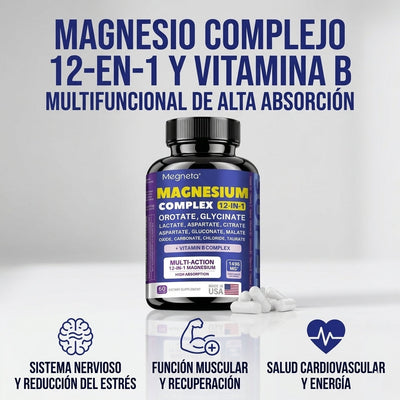 Magnesio Complejo 12 - en 1 y vitamina B