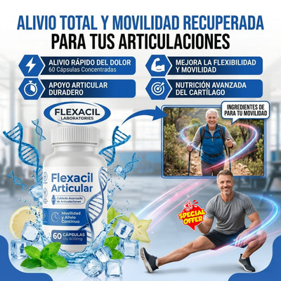 Flexacil - Capsulas para el dolor de articulaciones