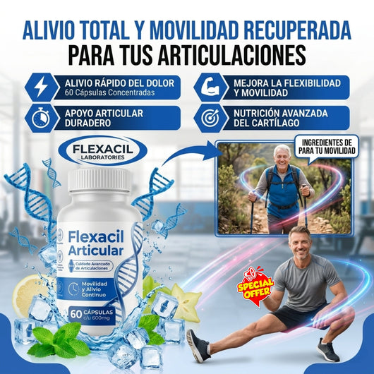Flexacil - Capsulas para el dolor de articulaciones