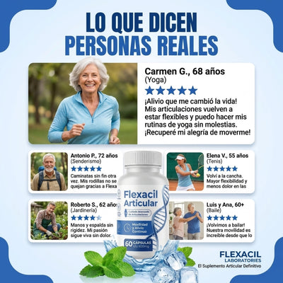 Flexacil - Capsulas para el dolor de articulaciones