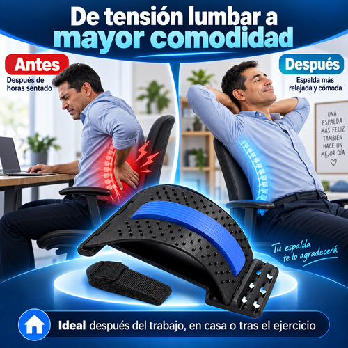 LumbarFlex™ – Estirador Lumbar Ajustable