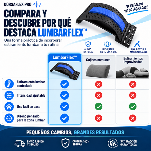 LumbarFlex™ – Estirador Lumbar Ajustable