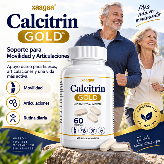 Calcitrin Gold™ – Soporte para Movilidad y Articulaciones