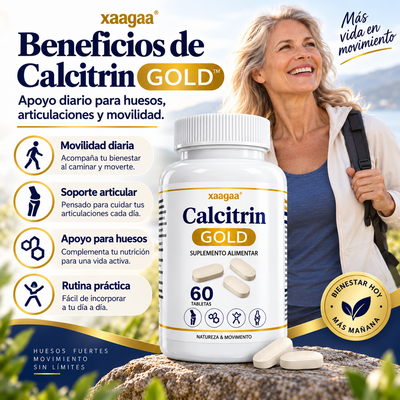 Calcitrin Gold™ – Soporte para Movilidad y Articulaciones