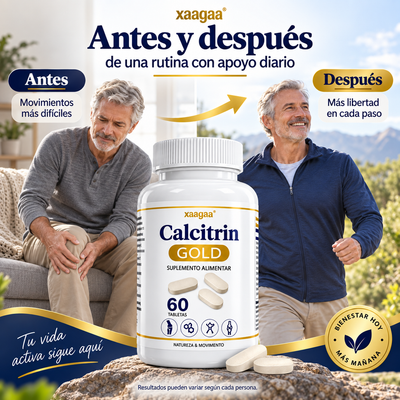 Calcitrin Gold™ – Soporte para Movilidad y Articulaciones
