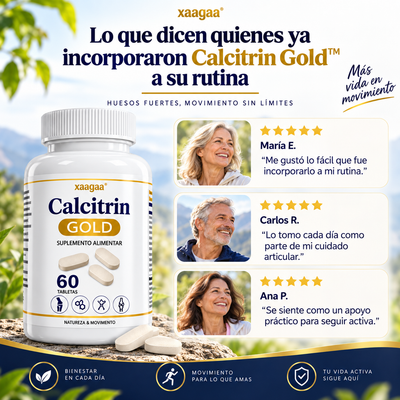 Calcitrin Gold™ – Soporte para Movilidad y Articulaciones