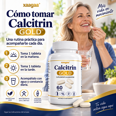 Calcitrin Gold™ – Soporte para Movilidad y Articulaciones