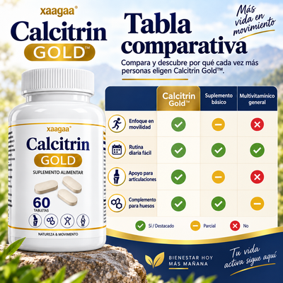 Calcitrin Gold™ – Soporte para Movilidad y Articulaciones