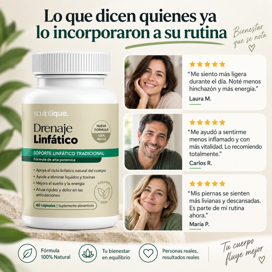 LymphaDrain™ – Fórmula para Ligereza y Bienestar Linfático
