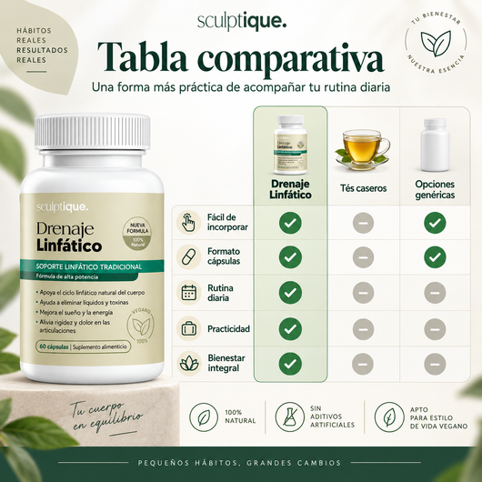 LymphaDrain™ – Fórmula para Ligereza y Bienestar Linfático