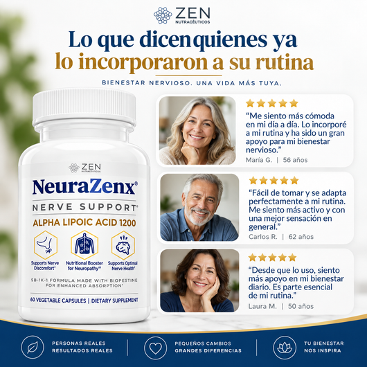 NeuraZenX™ – Soporte para Bienestar Nervioso y Neuropatía