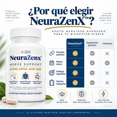 NeuraZenX™ – Soporte para Bienestar Nervioso y Neuropatía